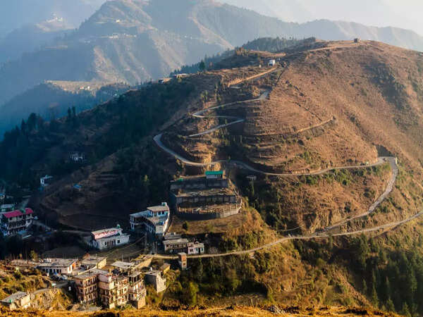 View of Chakrata, a calm cantonment town